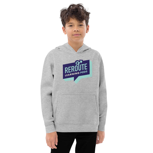 ReRoute Learning Pods - Kids fleece hoodie