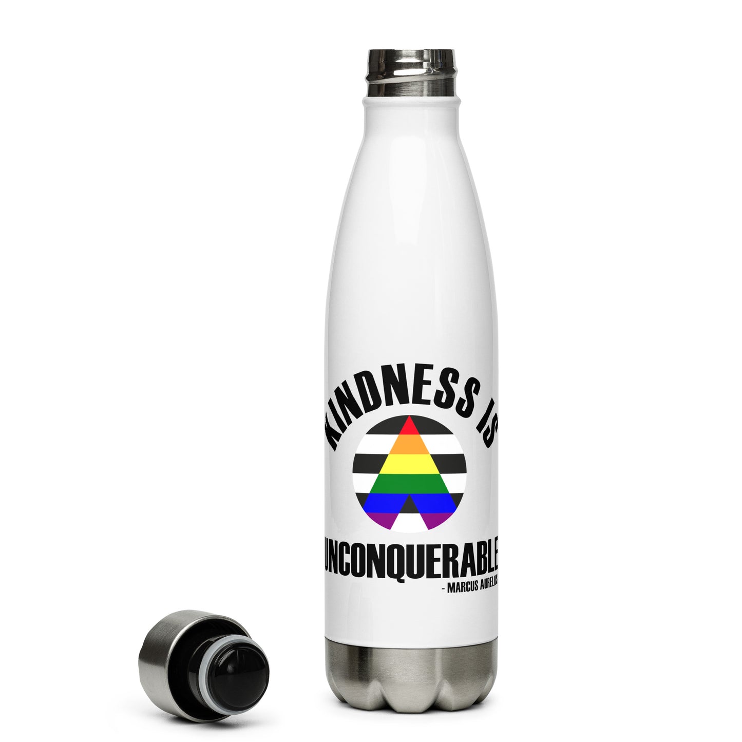 Pride + Kindness - Stainless Steel Water Bottle