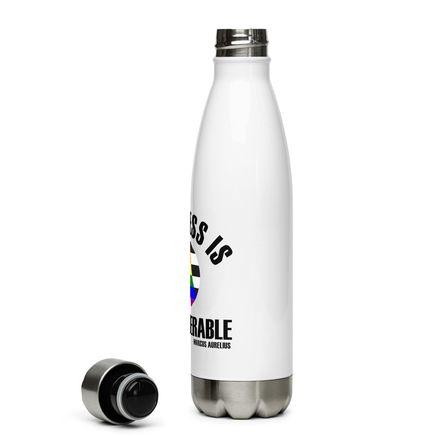 Pride + Kindness - Stainless Steel Water Bottle