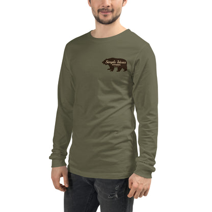 Fight The Bear - Unisex Long Sleeve Tee