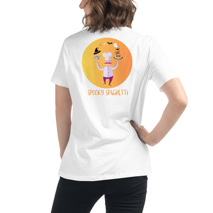 LIMITED EDITION - Spooky Spaghetti - Women's Relaxed T-Shirt