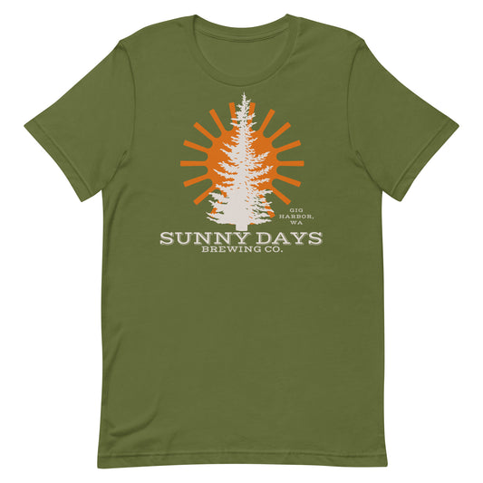Sunny Days Brewing Co - Tree - Adult Unisex t-shirt